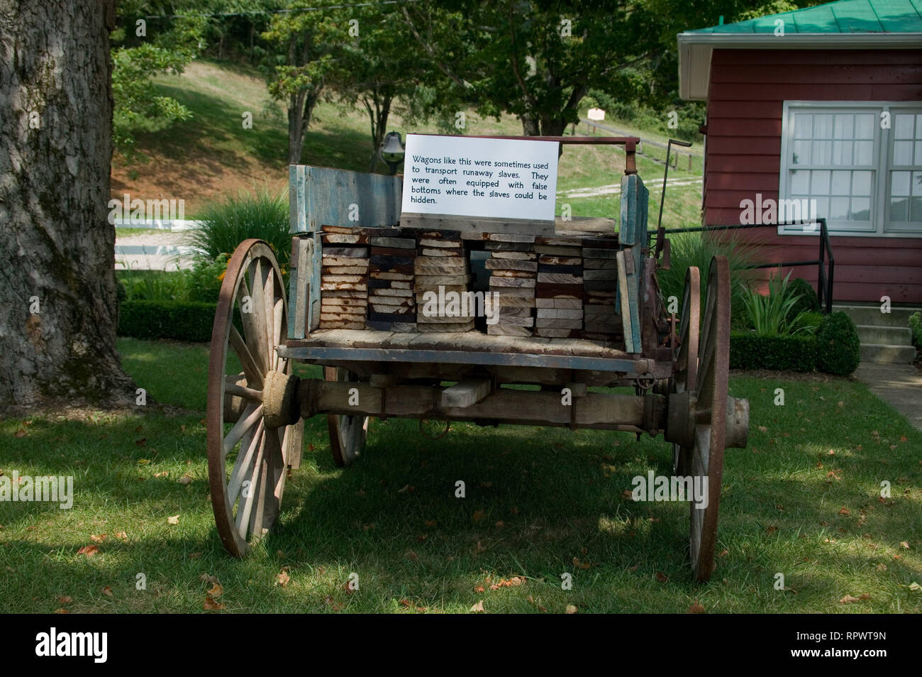 Ohio Underground Railroad Exhibit in the Homestead Museum at the Bob