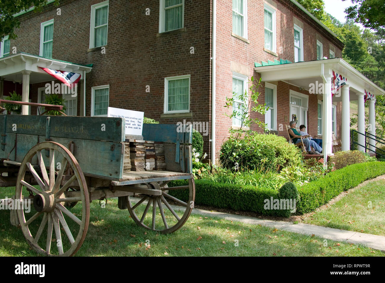 The Homestead Museum at the Bob Evans Farm in Rio Grande, Ohio Stock