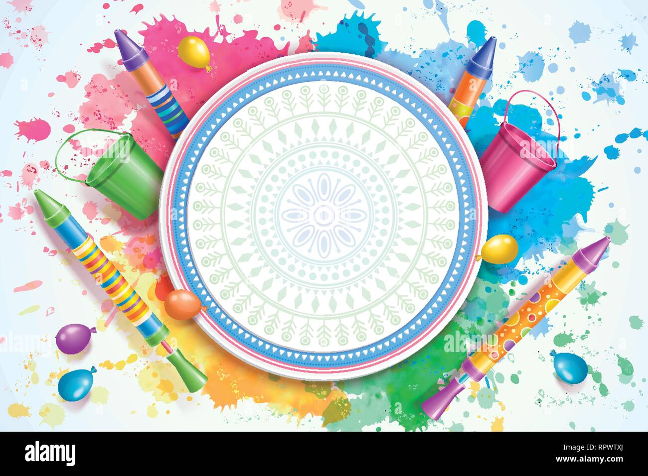 Holi poster hi-res stock photography and images - Alamy