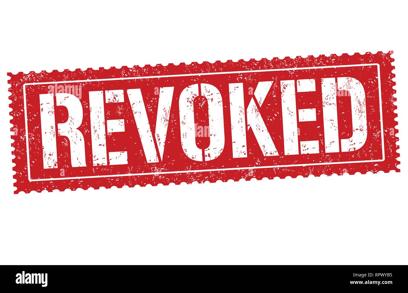Revoked graphic Stock Vector Images - Alamy