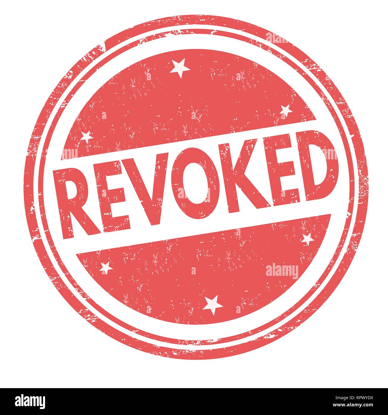 Revoked graphic Stock Vector Images Alamy