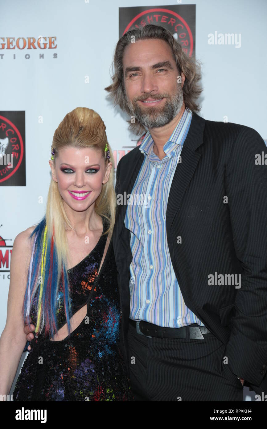 Premiere 'Art Of The Dead' at Ahrya Fine Arts by Laemmle  Featuring: Tara Reid, Lukas Hassel Where: Los Angeles, California, United States When: 22 Jan 2019 Credit: Guillermo Proano/WENN.com Stock Photo