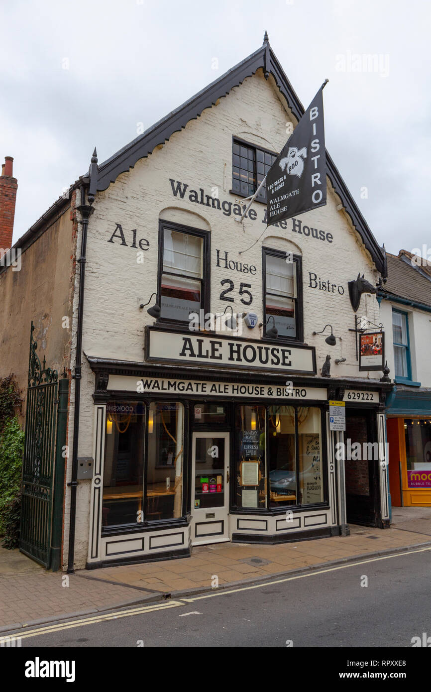The Walmgate Ale House & Bistro, City of York, UK. Stock Photo