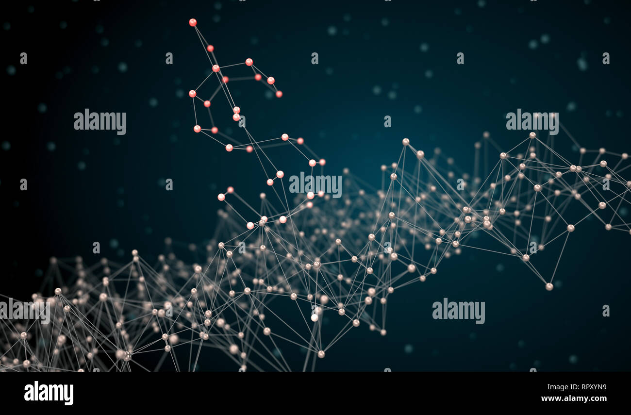 Abstract Network Graphp Image of Abstract network Stock Photo - Alamy