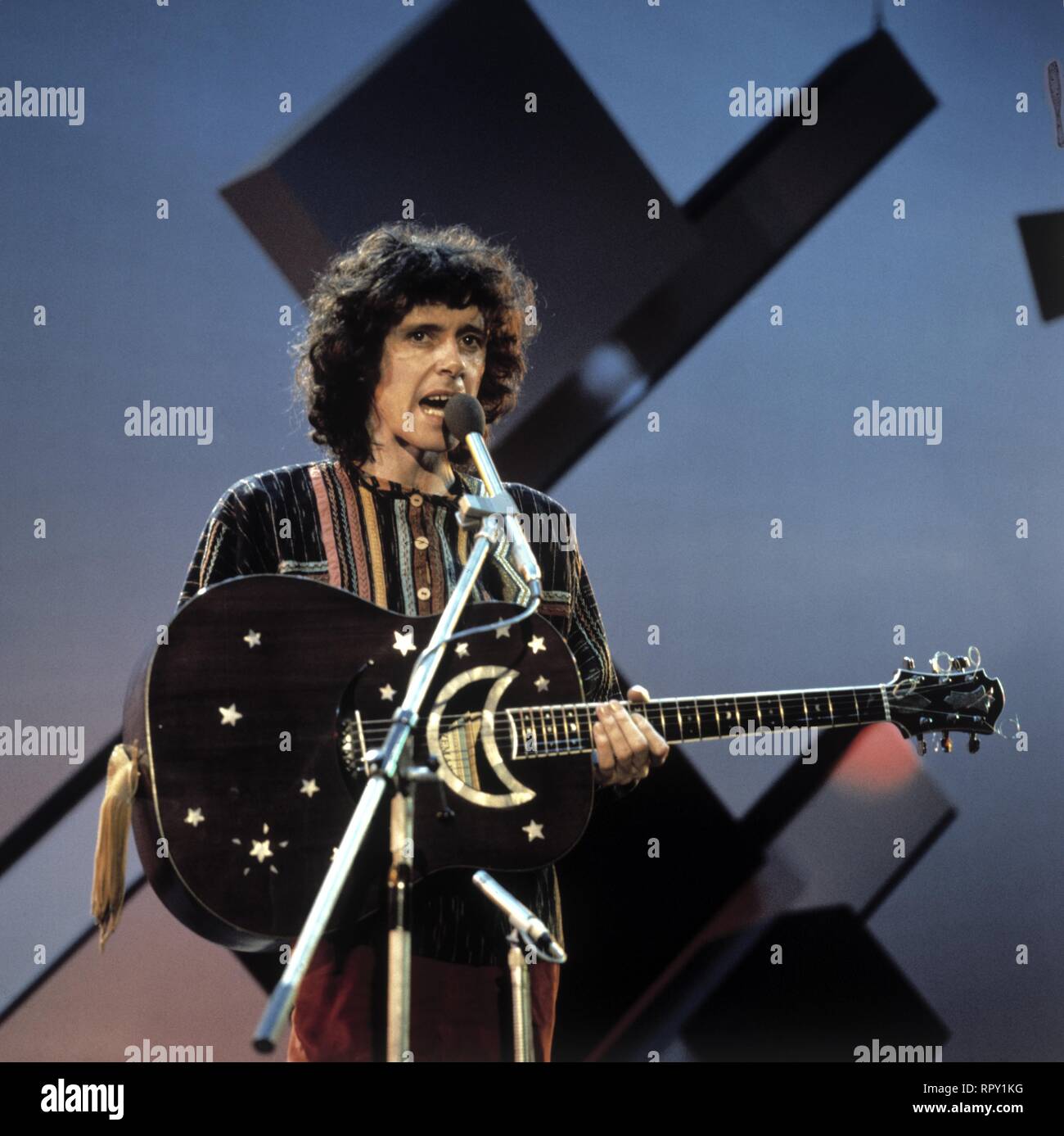 DONOVAN (1980er) / Überschrift: DONOVAN Stock Photo