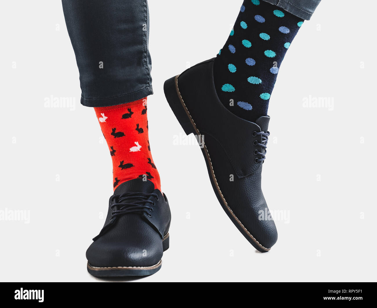 Man in white socks and trousers hi-res stock photography and images - Alamy