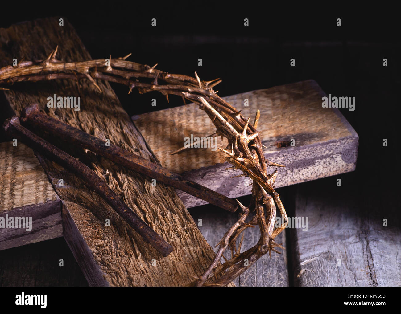 Crown thorns nails hi-res stock photography and images - Alamy