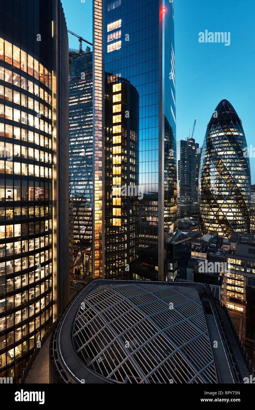 City of London financial district Stock Photo