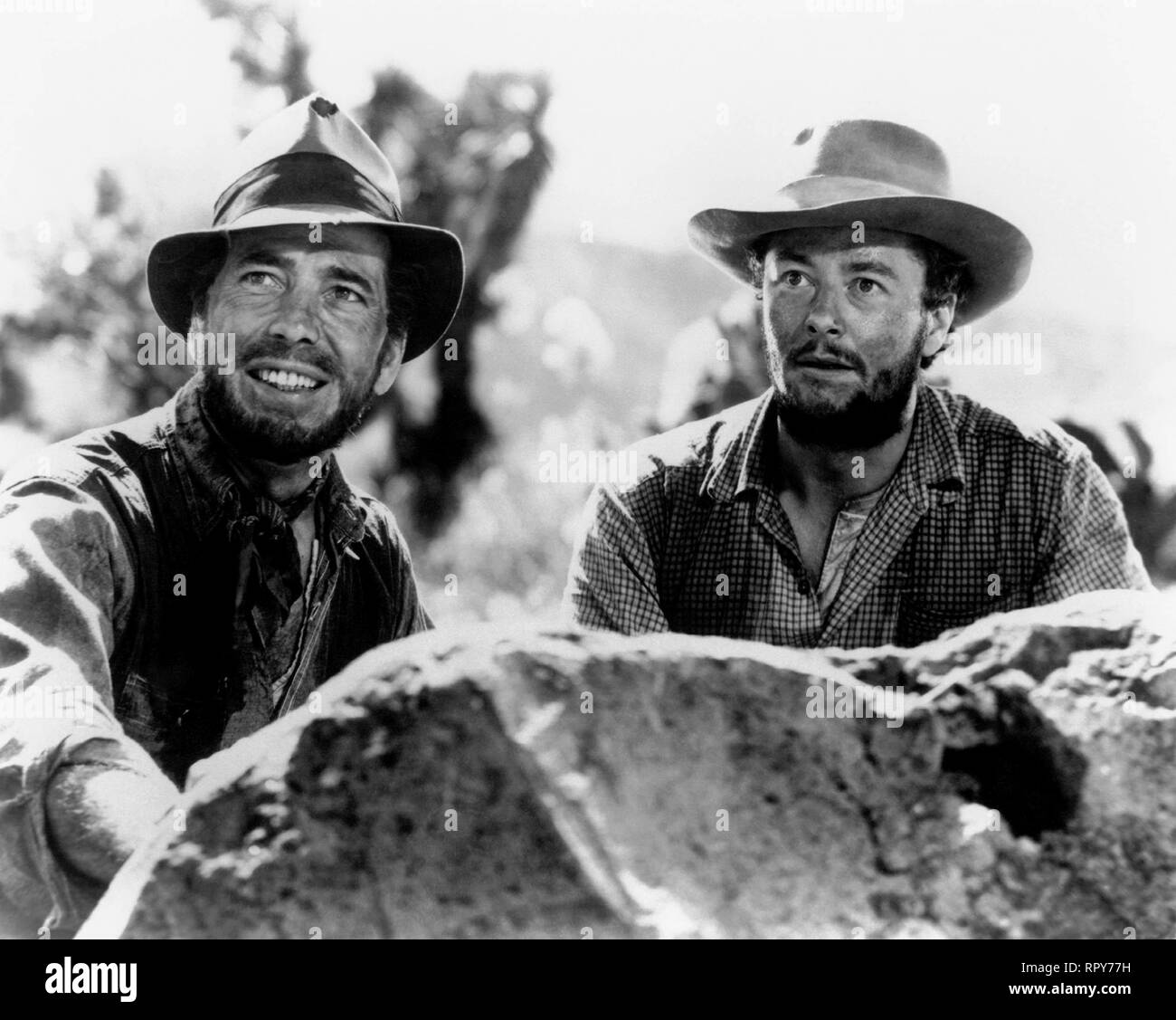 BOGART,HOLT, THE TREASURE OF THE SIERRA MADRE, 1948 Stock Photo