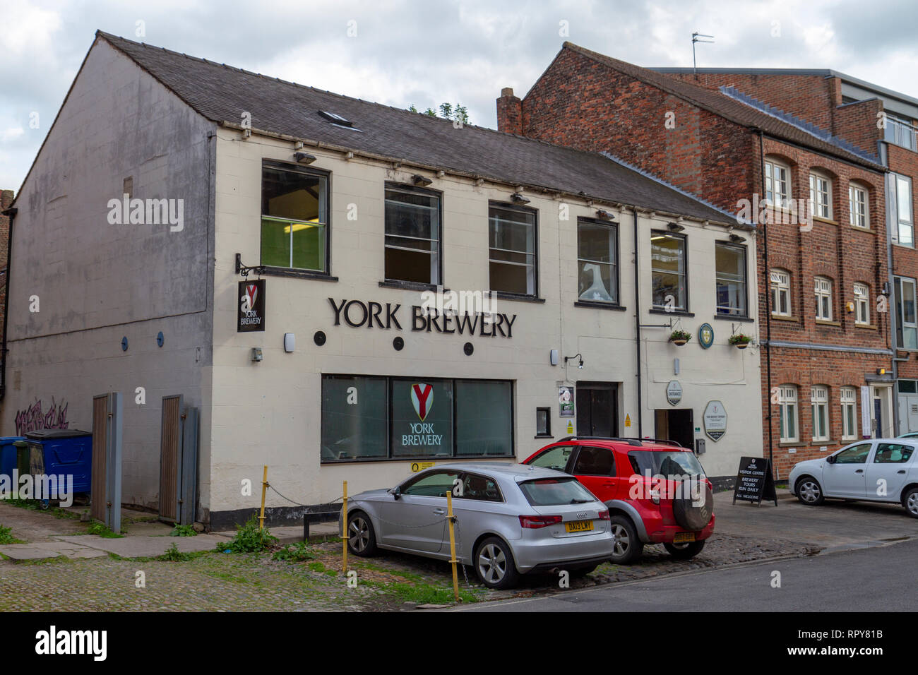 The York Brewery Taproom visitor centre (brewery museum) in the City of