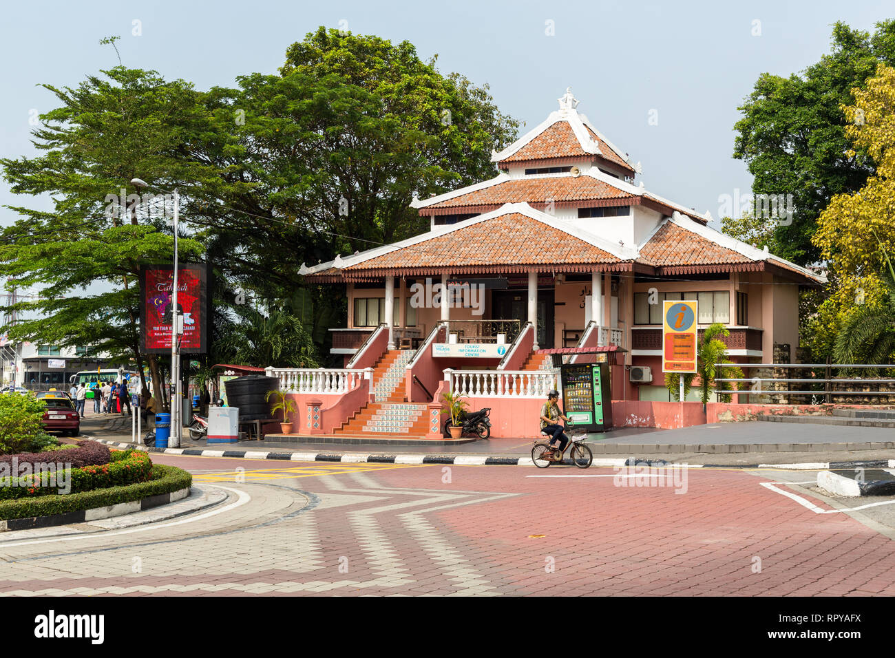 Tourist Information Center, Melaka, Malaysia. Stock Photo