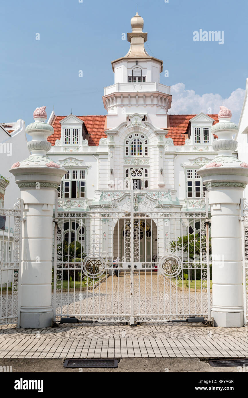 Chee Ancestral Mansion, Heeren Street, Melaka, Malaysia. Stock Photo