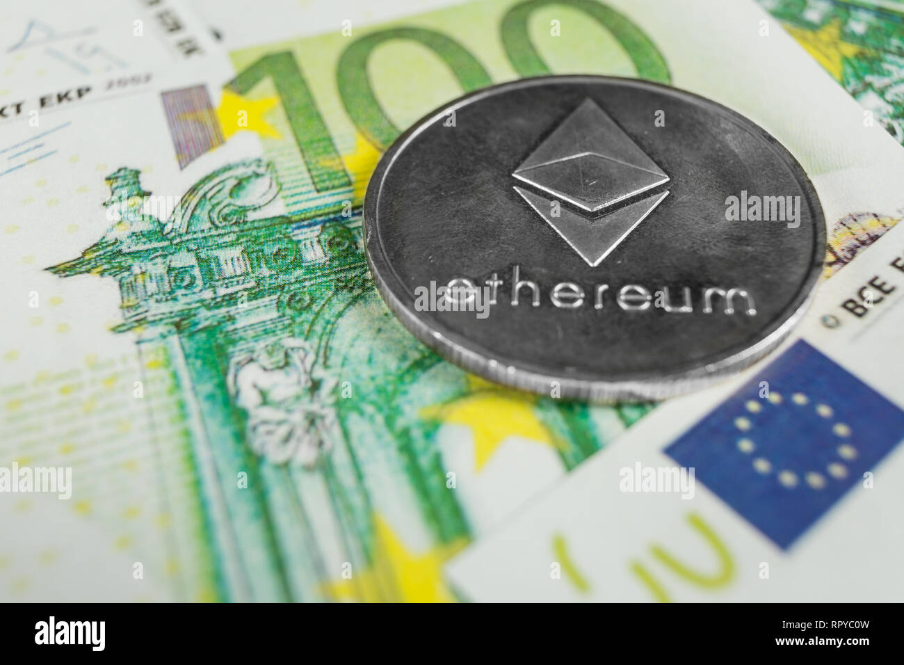 Ethereum euro hi-res stock photography and images - Alamy