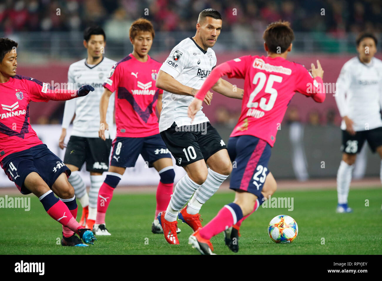 Osaka, Japan. 22nd Feb, 2019. Lukas Podolski (Vissel) Football/Soccer ...