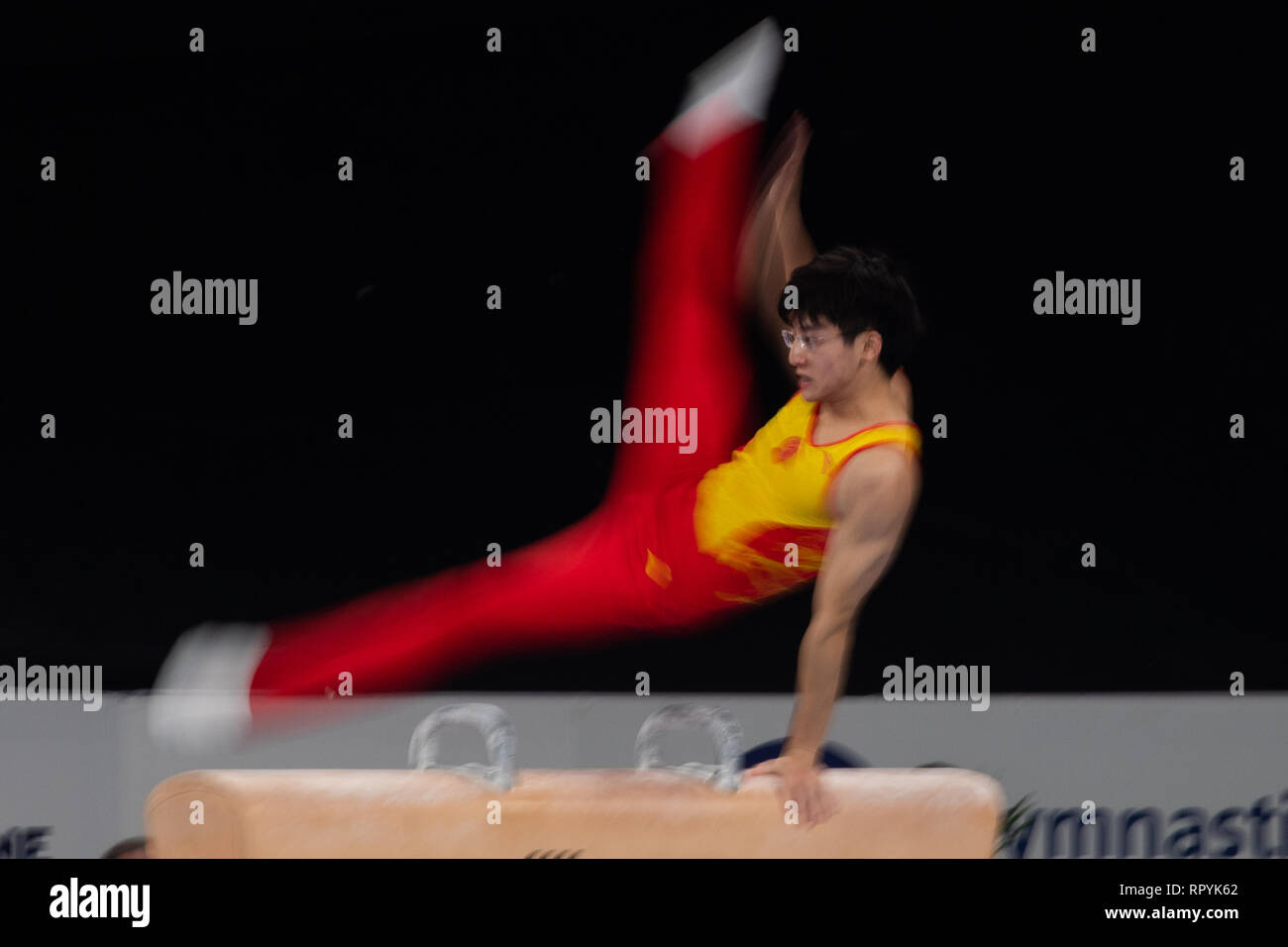 Melbourne, Australia. 23rd Feb, 2019. Weng Hao of China competes during