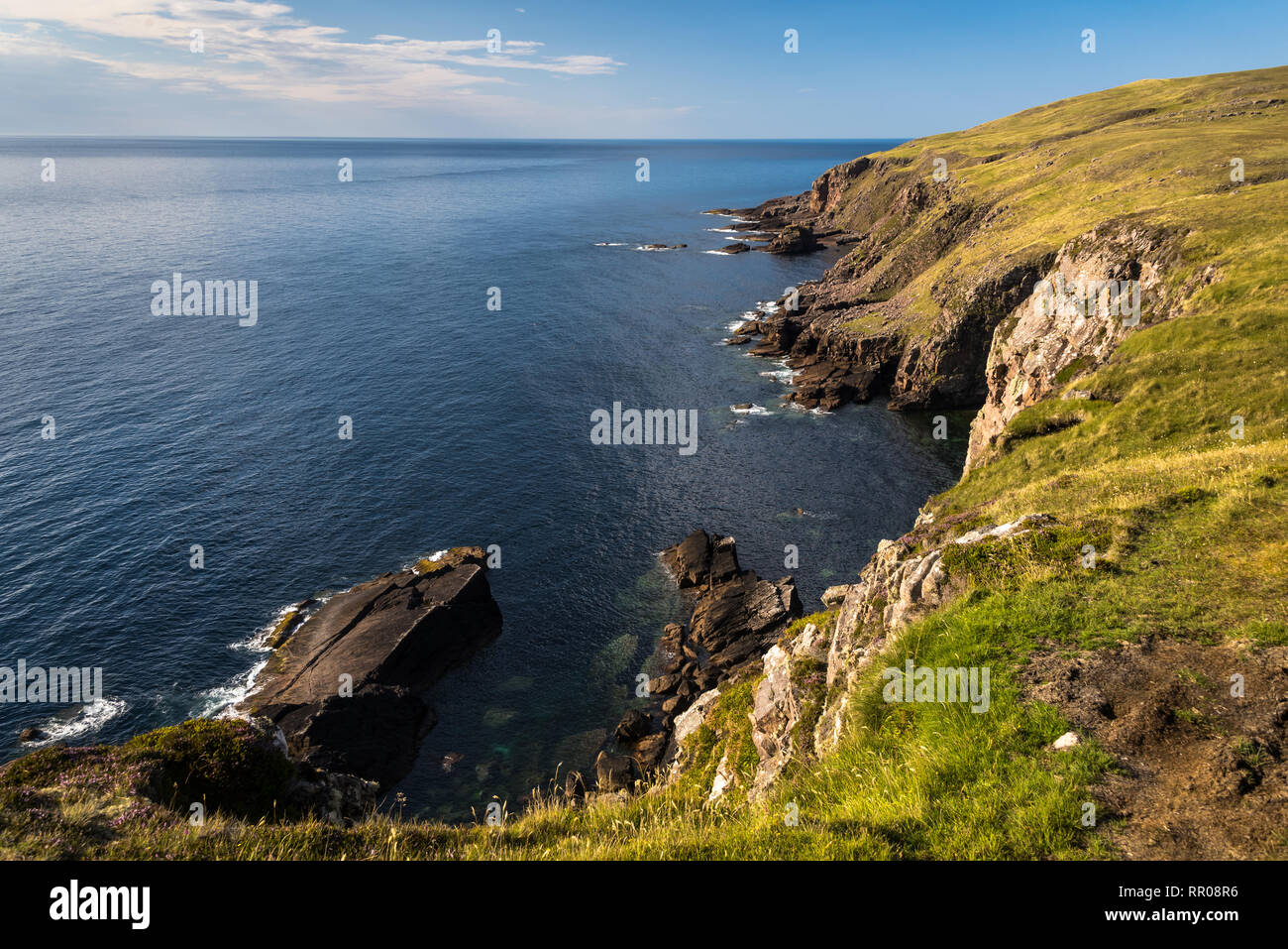 Achnahaird Bay typical landscape on the Coigach Peninsula, Wester Ross, Highlands, Scotland, UK Stock Photo