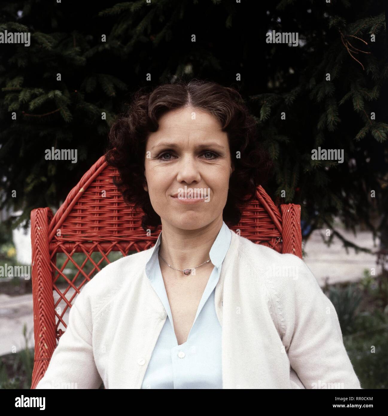 Schauspielerin WITTA POHL - 80er Jahre / Überschrift: WITTA POHL Stock Photo