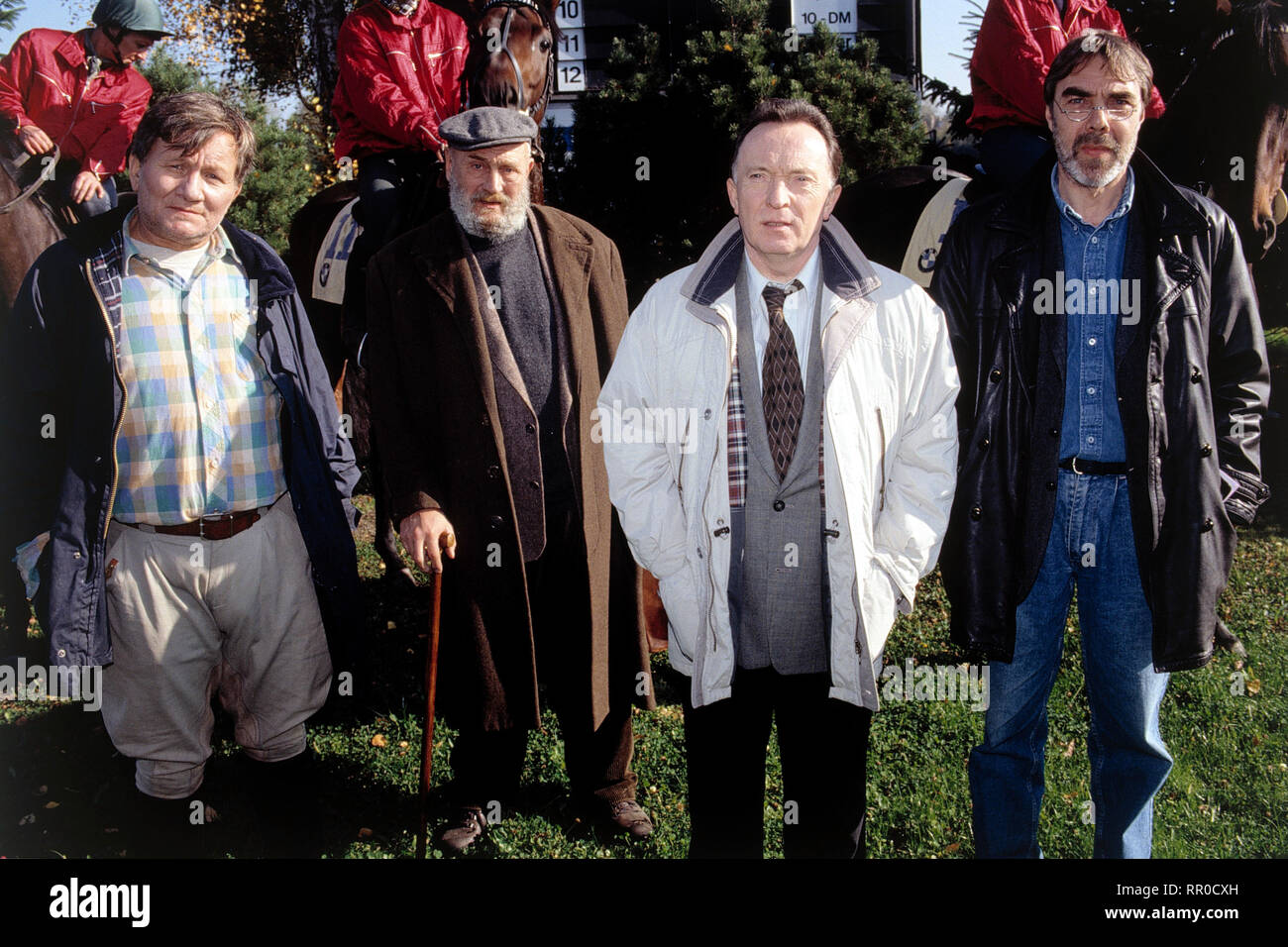 TATORT  Tödlicher Galopp  D1996  Wolfgang Panzer  ROLF HOPPE, PETER  SODANN - Tödlicher Galopp  Überschrift: TATORT  D1996 Stock Photo -  Alamy