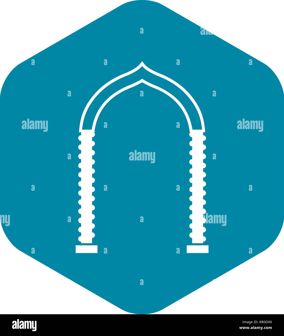 Arch icon, simple style Stock Vector Image & Art - Alamy