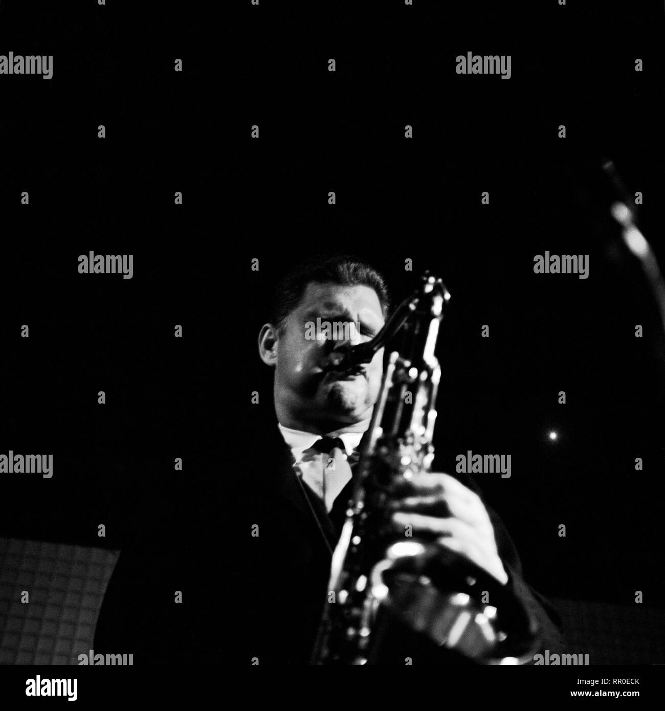 ZOOT SIMS / Überschrift: LES ZOOT SIMS Stock Photo