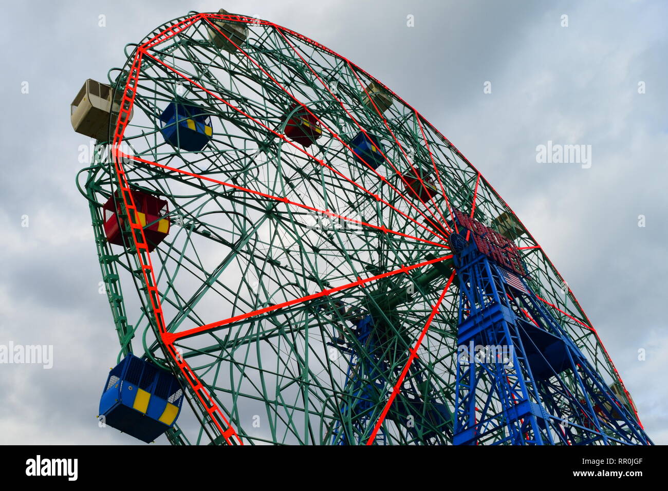 coney island wonder wheel Stock Photo
