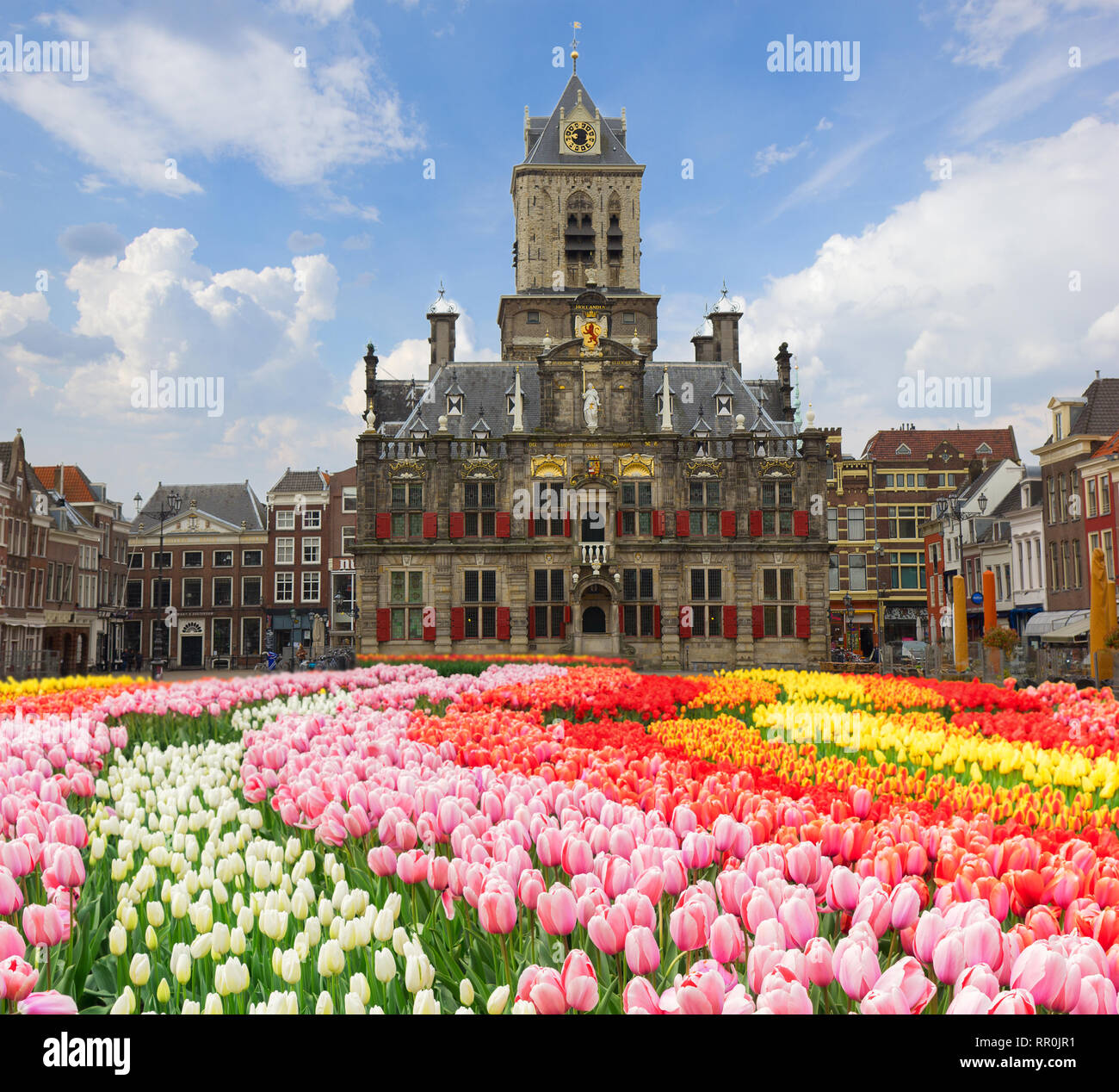 town hall, Delft, Holland Stock Photo Alamy