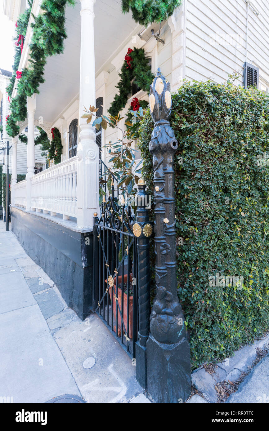 Wrought Iron Post High Resolution Stock Photography and Images Alamy