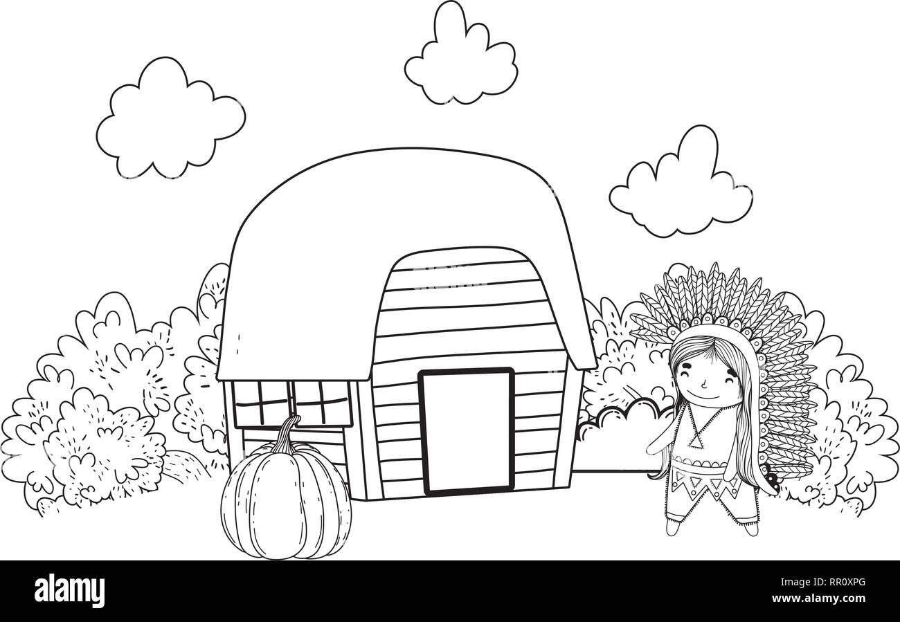 Indian thanksgiving Black and White Stock Photos & Images - Alamy