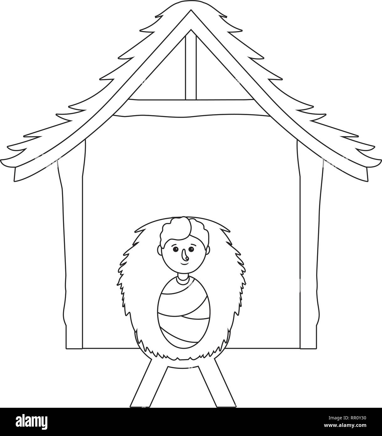 nativity scene cartoon Stock Vector Image & Art Alamy