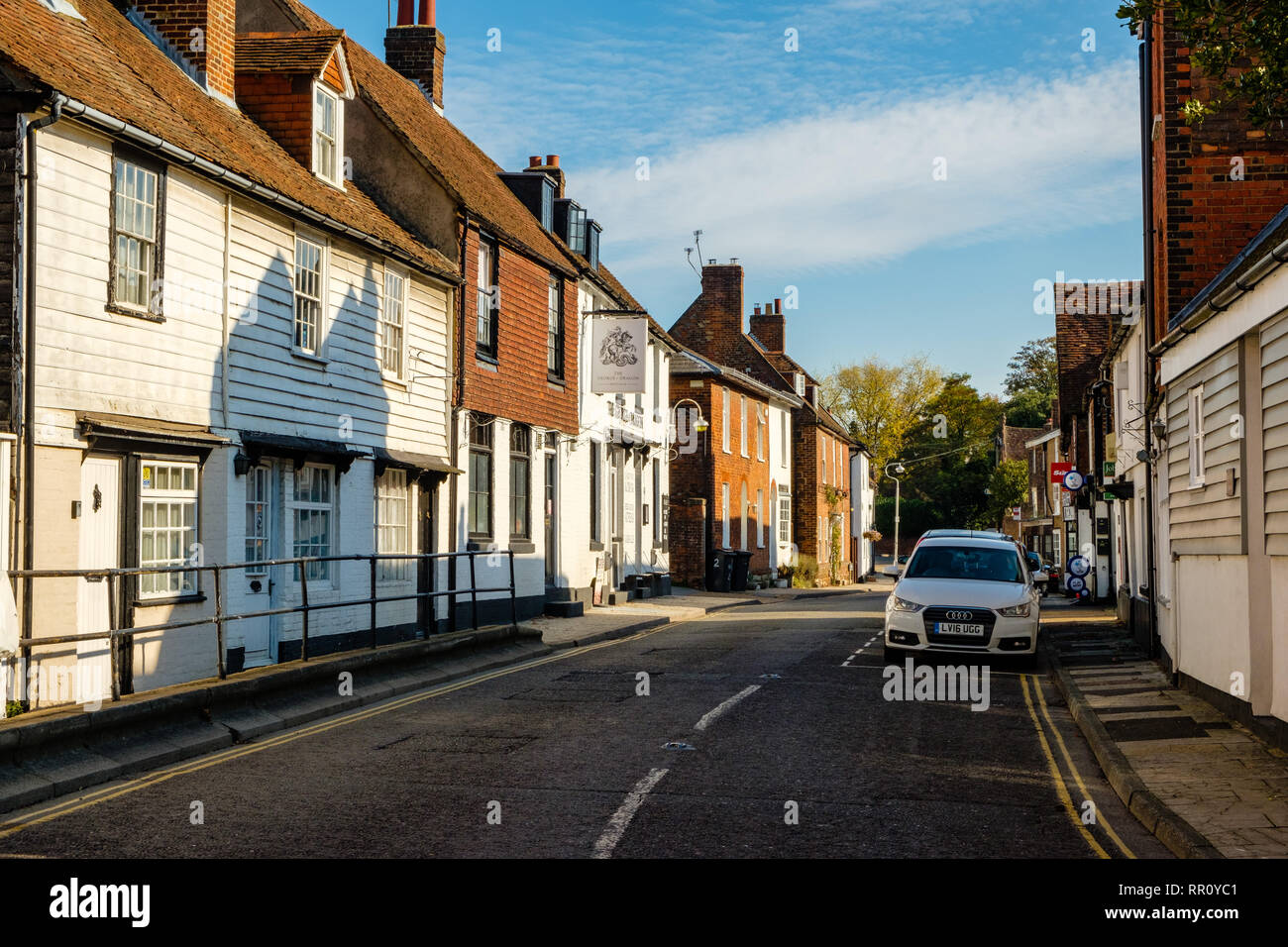 The and Dragon Public House, High Street, Wrotham, Kent Stock