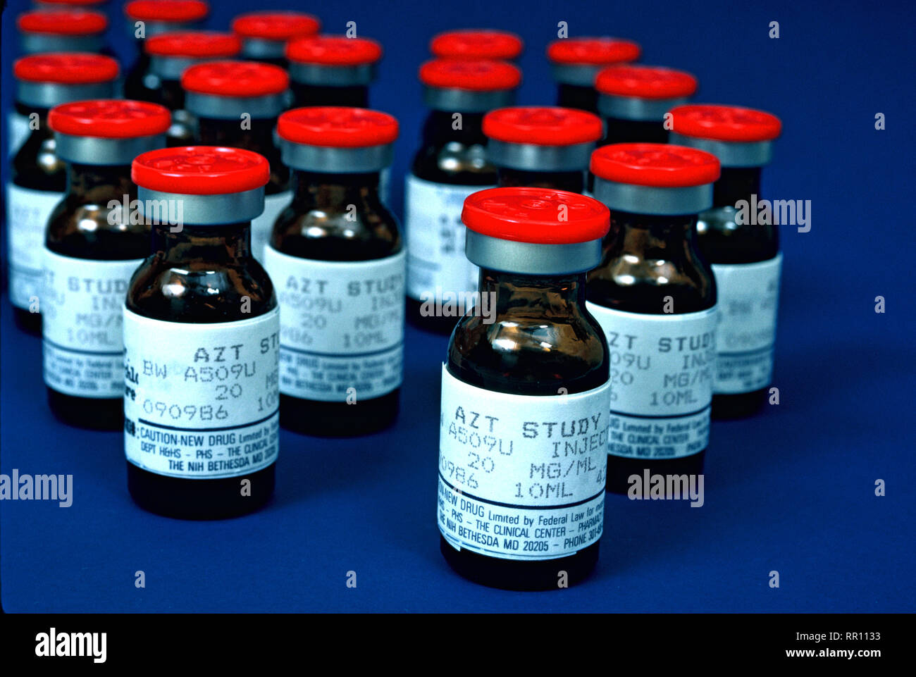 AZT, The battle against AIDS Photo by Dennis Brack Stock Photo Alamy