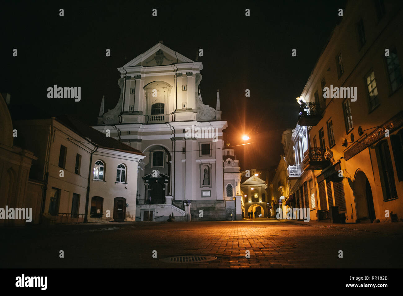 Vilnius, Lithuania the Gate of Dawn st. Teresa church, one of its most