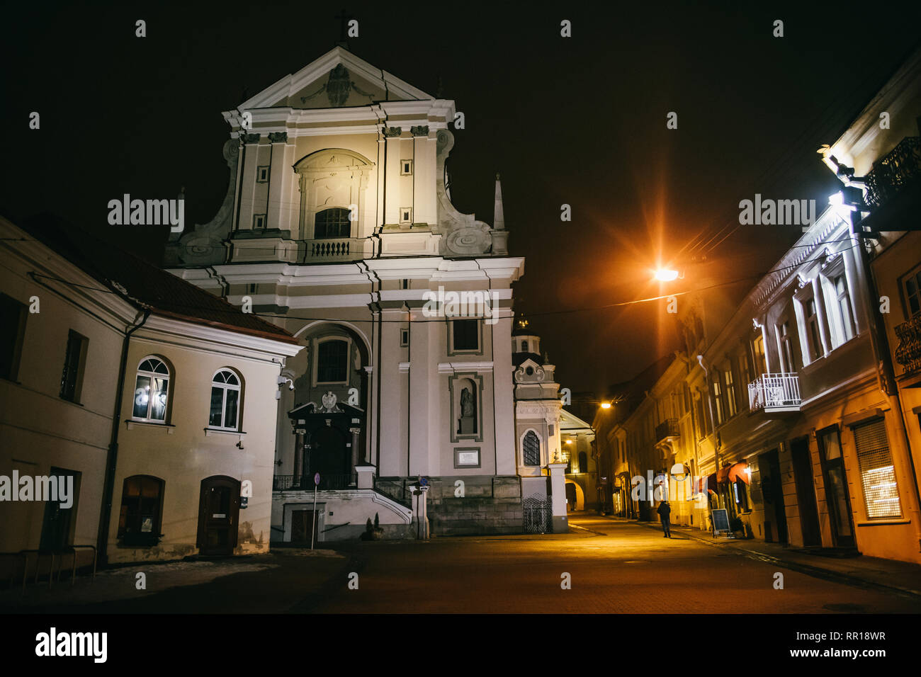 Vilnius, Lithuania the Gate of Dawn st. Teresa church, one of its most