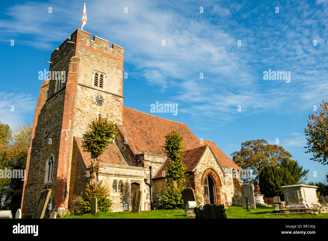 St Peters Church, Fen Pond Road, Ightham, Kent Stock Photo