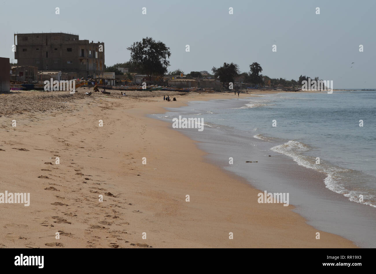 Ngaparou, a small coastal community in the Petite Cote of Senegal Stock Photo