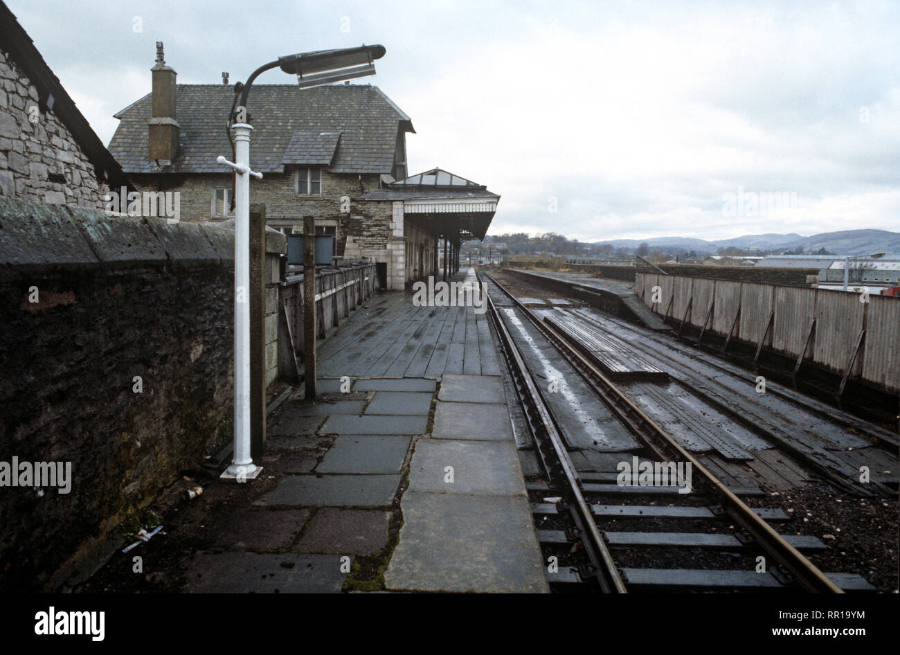 Kendal railway station on the Oxenholme to Windermere line, Lake