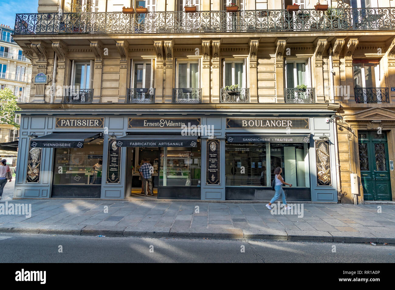 Ernest & Valentin boulangerie , a bakery on Rue Réaumur ,Paris .France Stock Photo