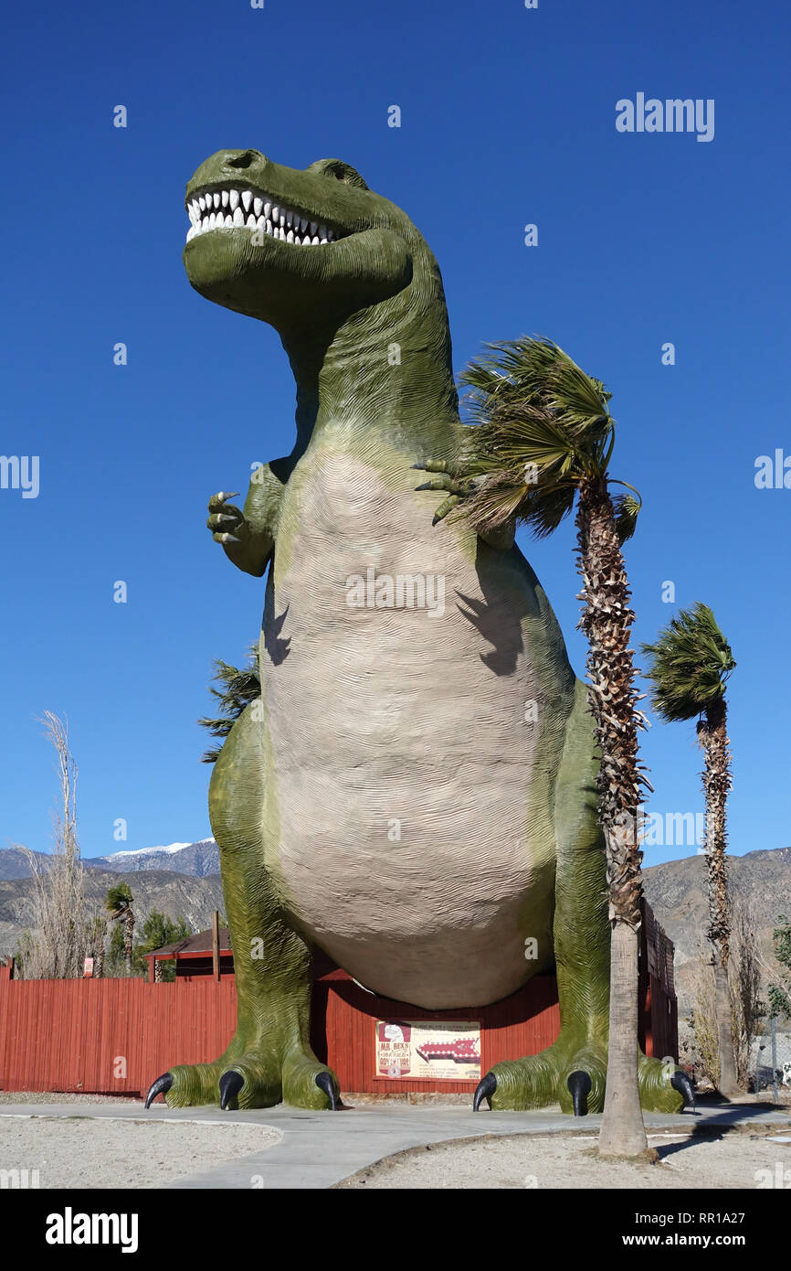 Cabazon Dinosaurs is a roadside attraction in Cabazon, California