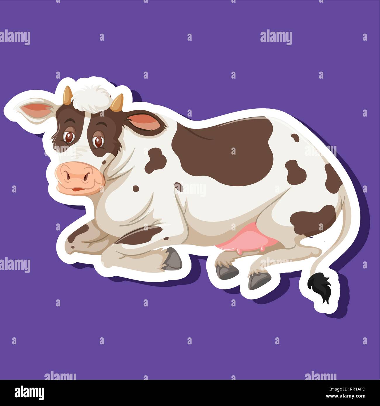 Simple cow hi-res stock photography and images - Alamy