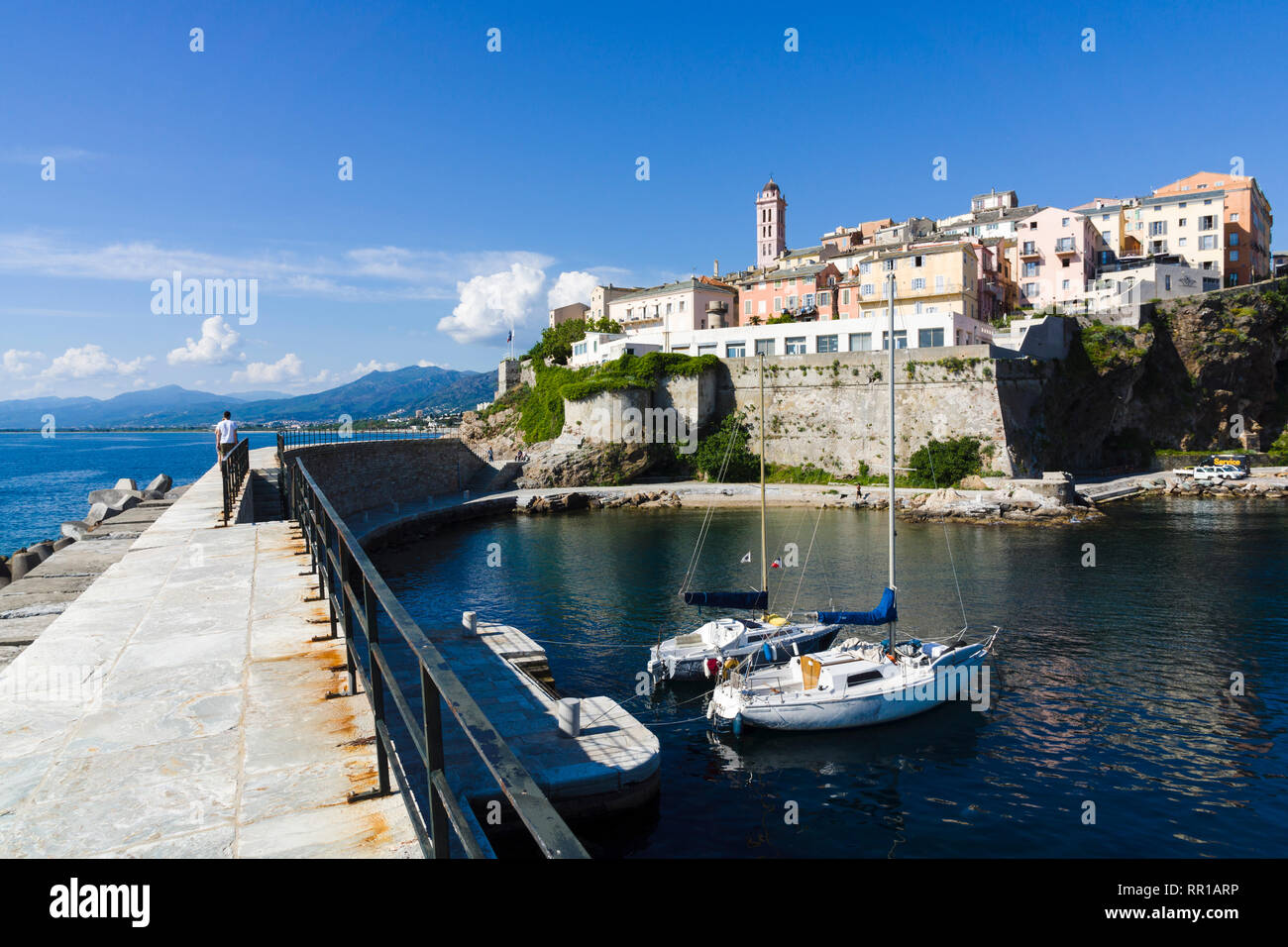 The Citadel of Bastia, Corsica, France Stock Photo
