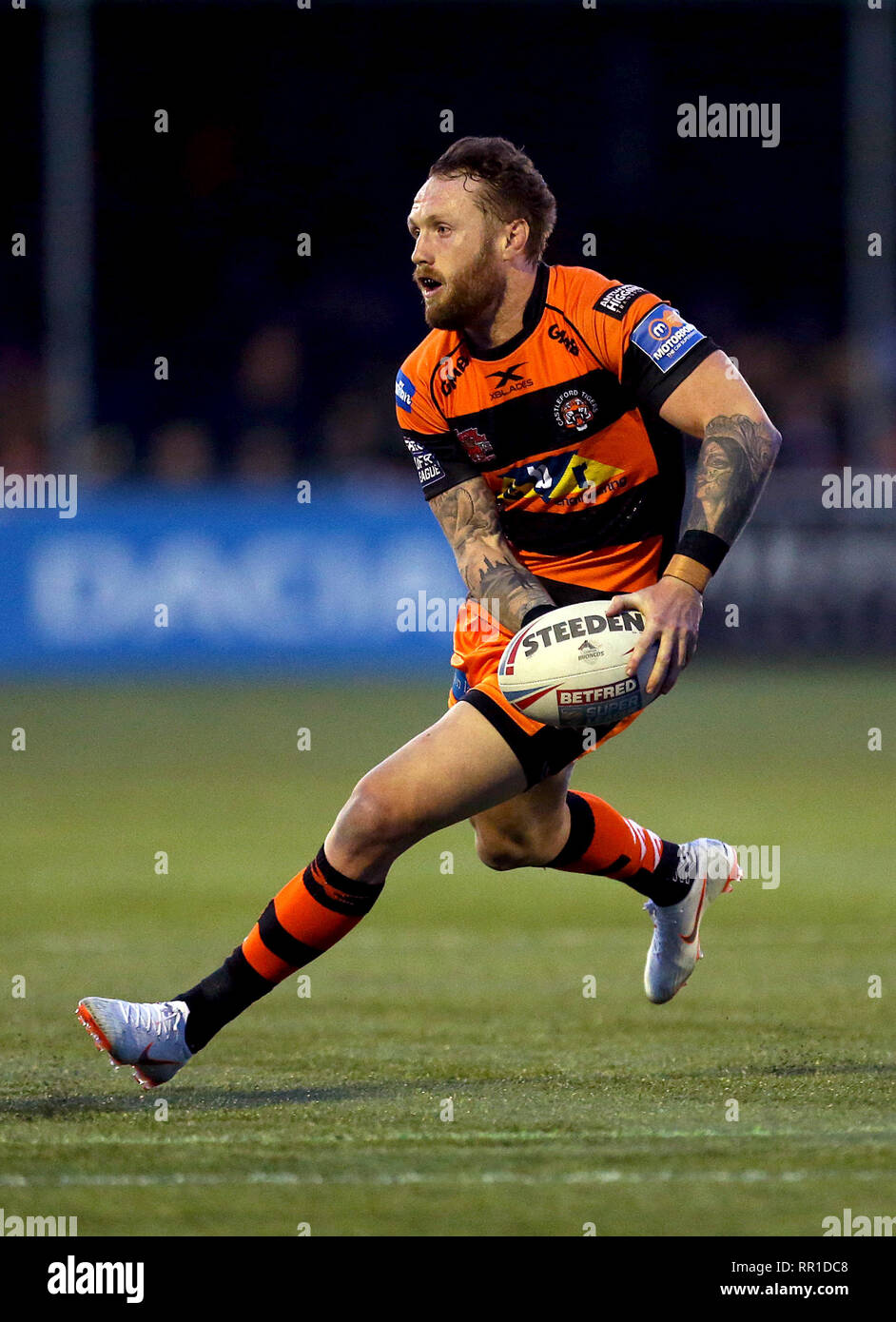 Castleford Tigers Jordan Rankin in action during the Betfred Super League  match at Trailfinders Sports Club, London Stock Photo - Alamy