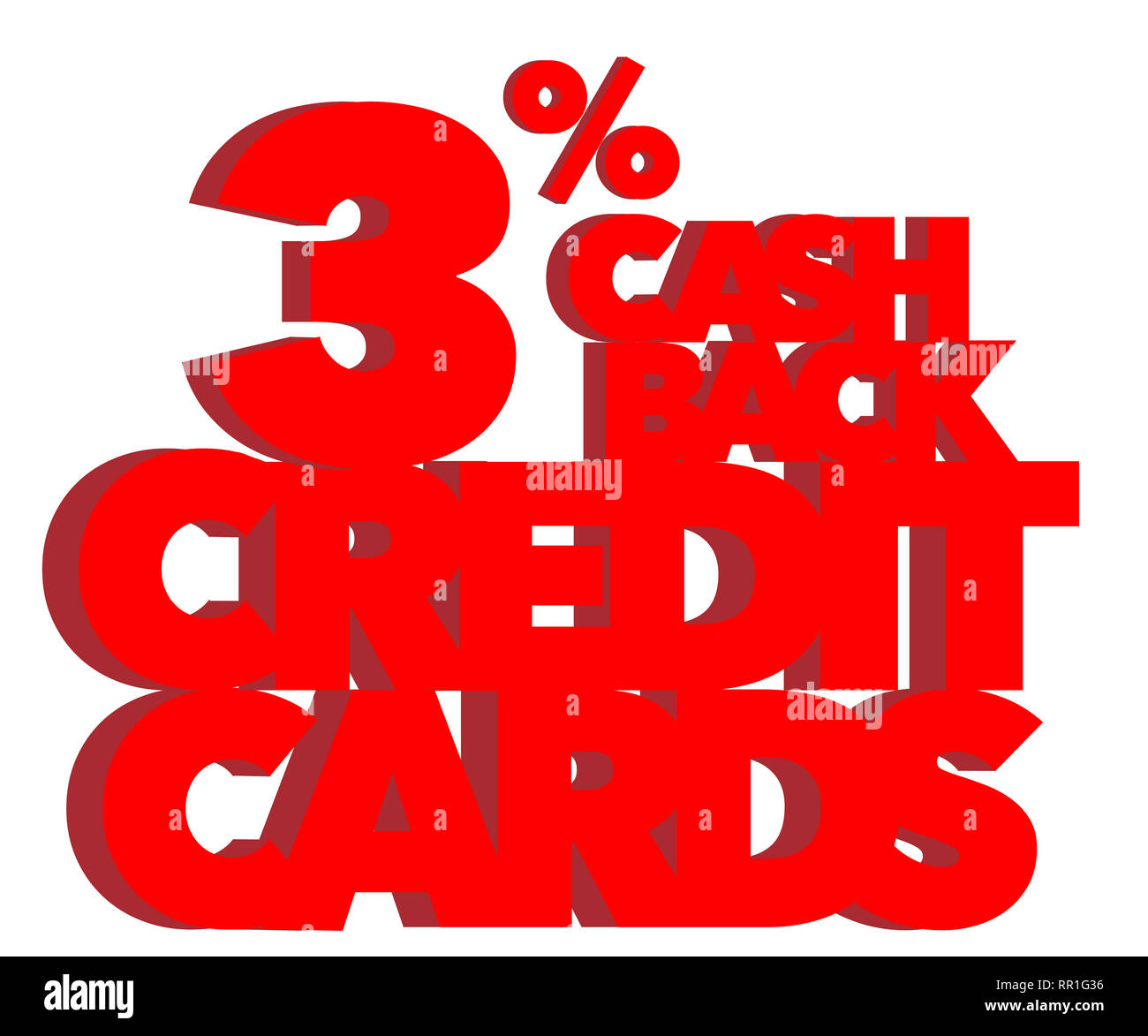Cash back reward credit cards is the subject of this image of giant ...