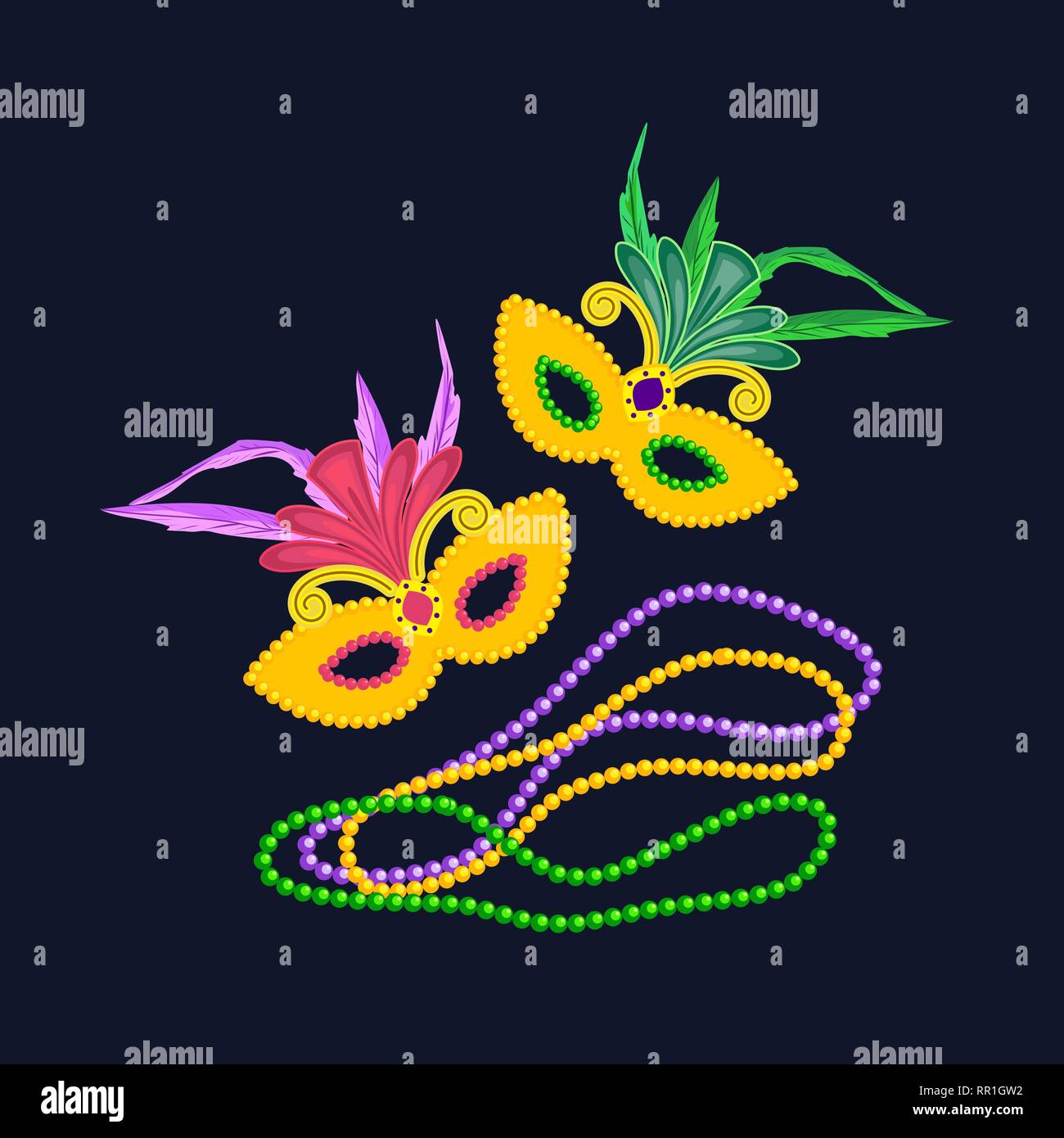 mardi gras symbols