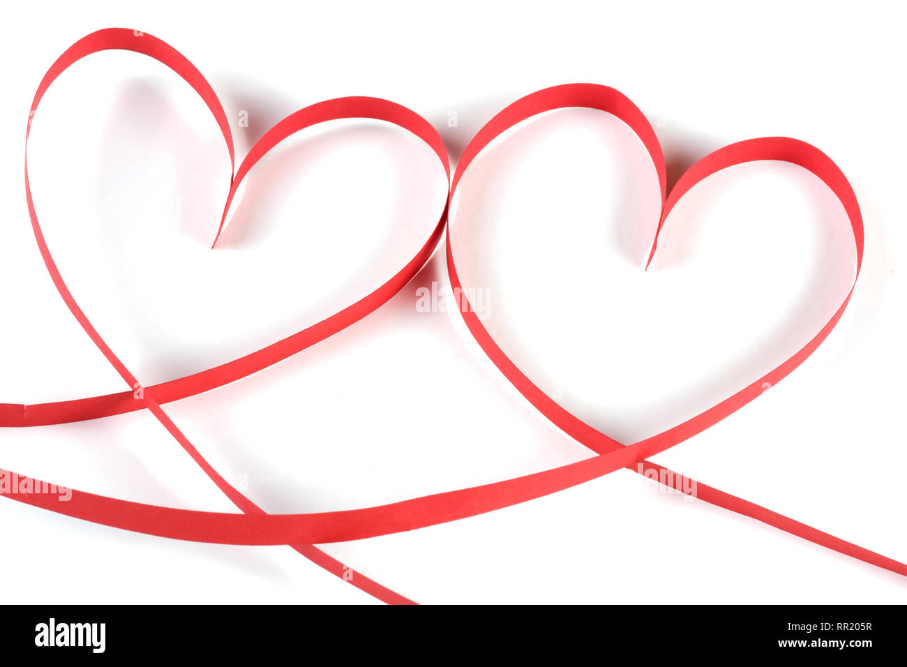 Two Heart With Ribbon