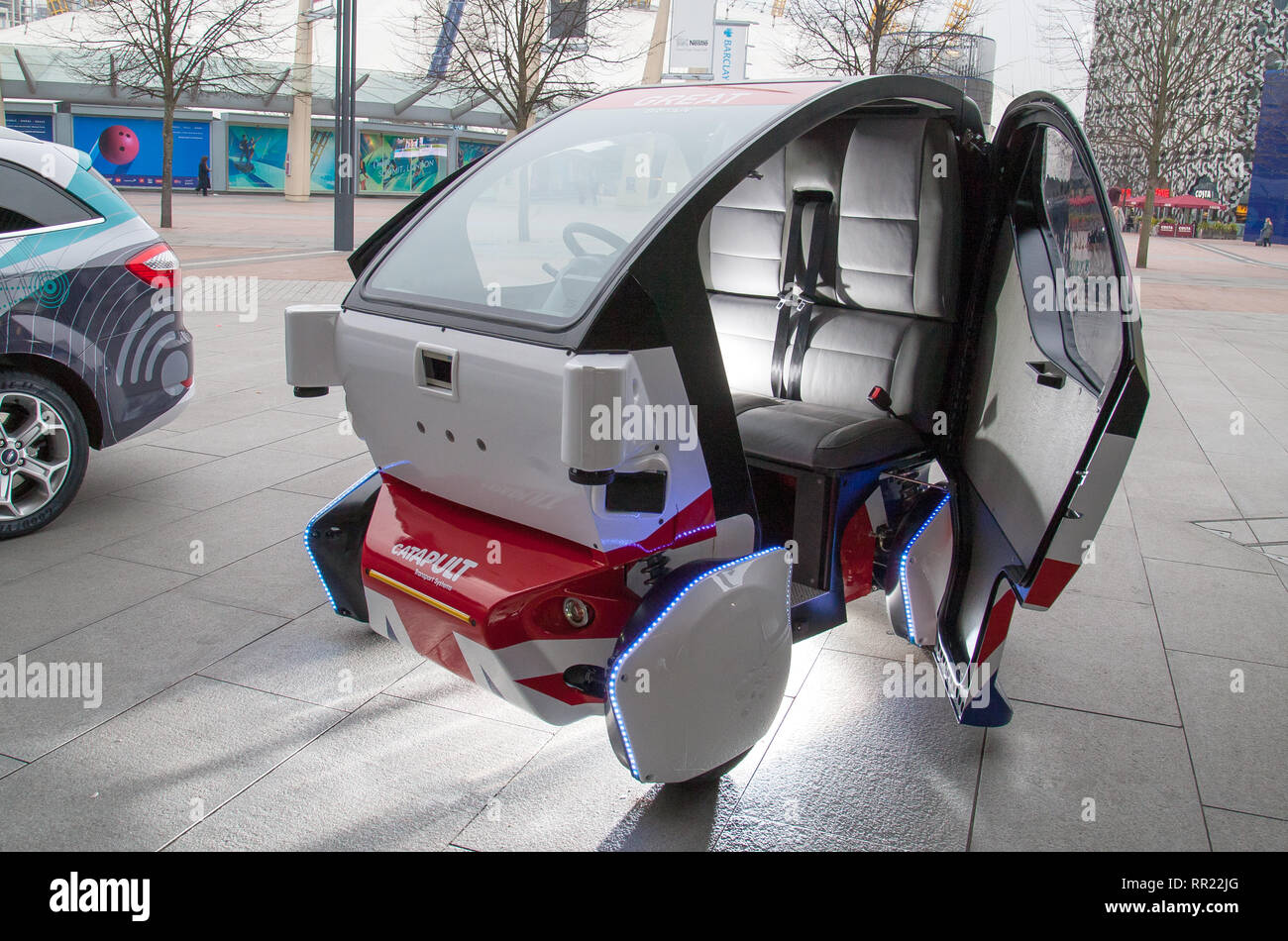 The UK's first driverless pod, the Lutz Pathfinder prototype, designed ...