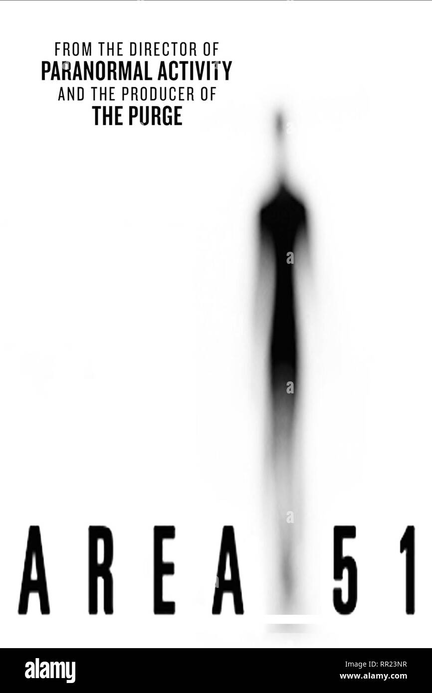 MOVIE POSTER  Film 'AREA 51' (2015)  Directed By OREN PELI  15 May 2015  SAY97716  Allstar Picture Library/MOMENTUM PICTURES  **WARNING** This Photograph is for editorial use only and is the copyright of MOMENTUM PICTURES  and/or the Photographer assigned by the Film or Production Company & can only be reproduced by publications in conjunction with the promotion of the above Film. A Mandatory Credit To MOMENTUM PICTURES is required. The Photographer should also be credited when known. No commercial use can be granted without written authority from the Film Company. Stock Photo