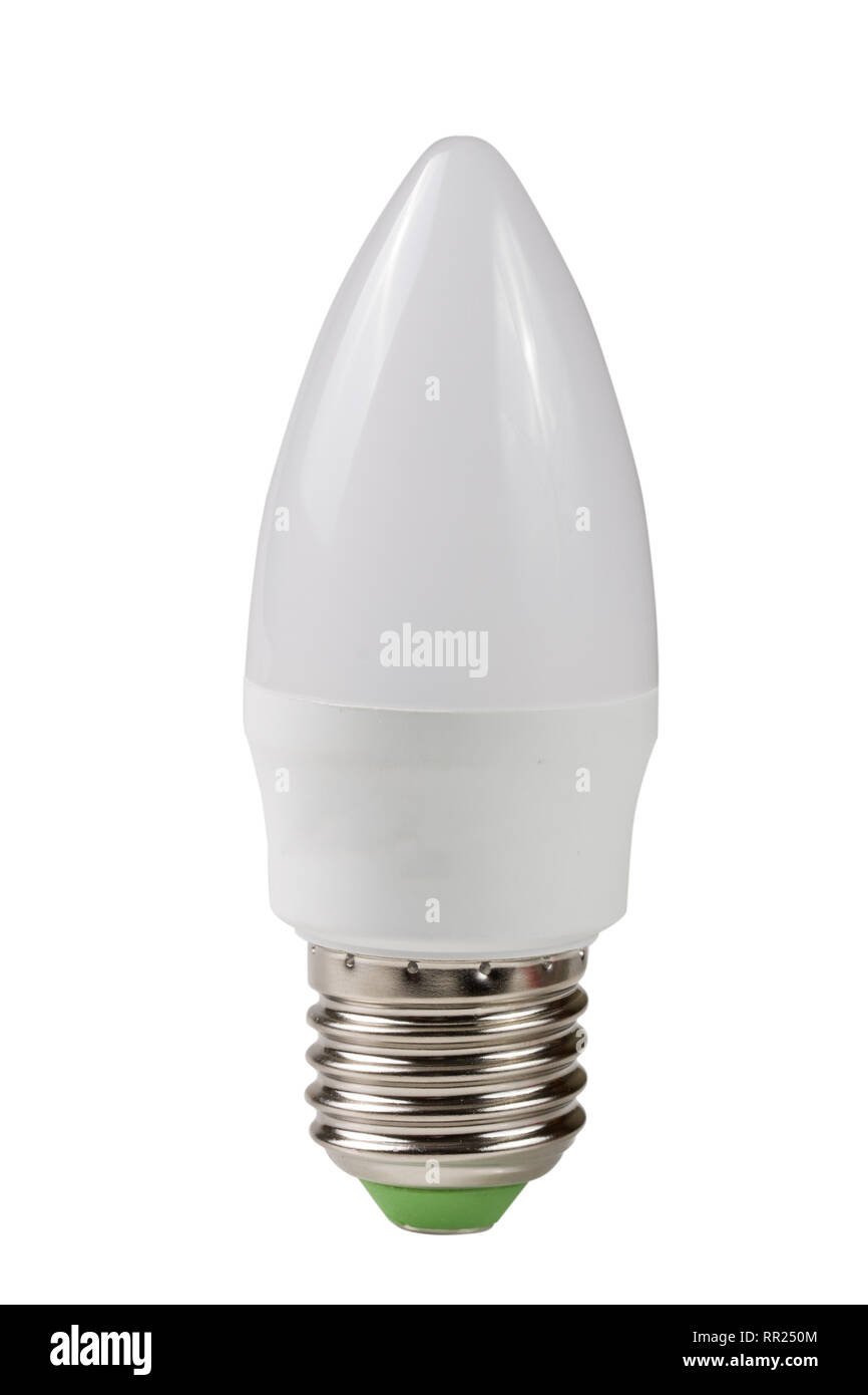 led lamp bulb isolated on white background Stock Photo - Alamy