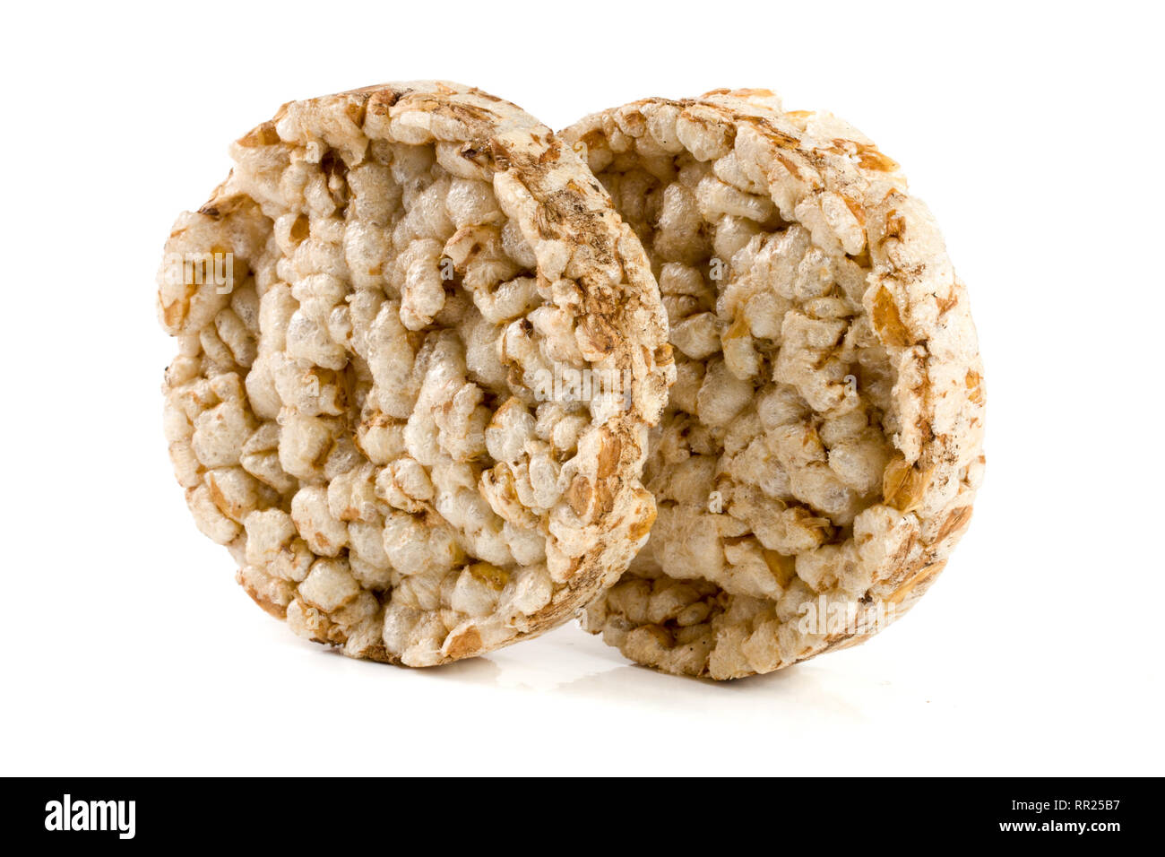 Grain crispbreads isolated on white background Stock Photo