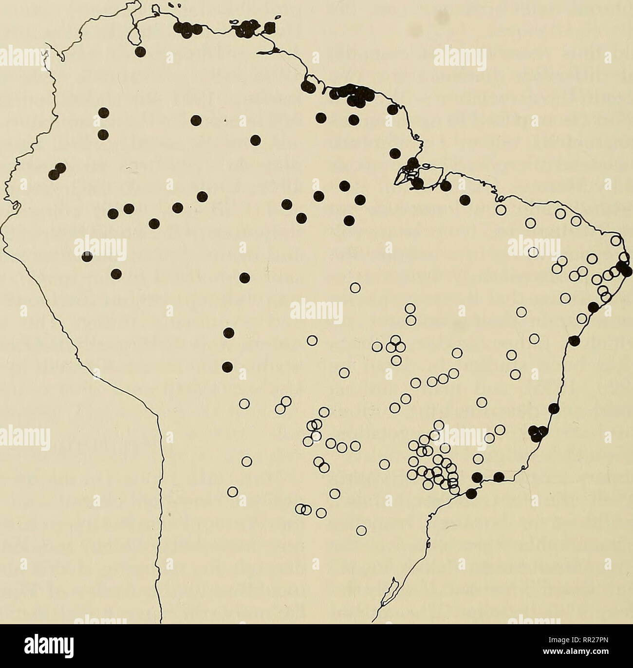 Polychrus Map . Advances in herpetology and evolutionary biology : essays in honor of ...