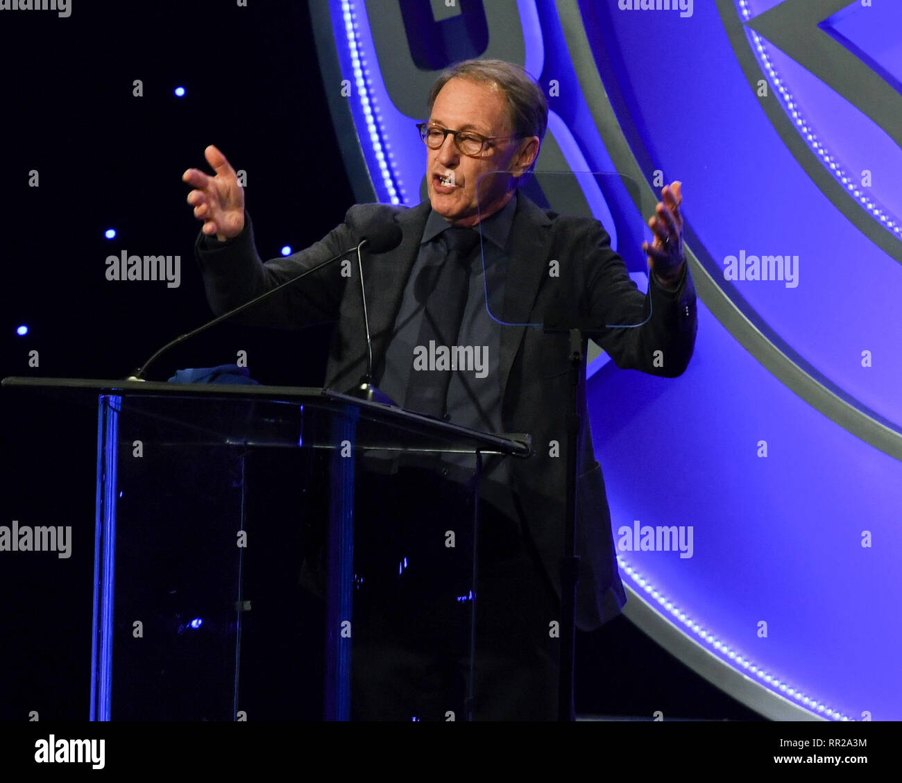 DENNIS DUGAN attends the 56th Annual ICG Publicist Awards at The Beverly Hilton Hotel in Beverly Hills, California. 22nd Feb, 2019. Credit: Billy Bennight/ZUMA Wire/Alamy Live News Stock Photo
